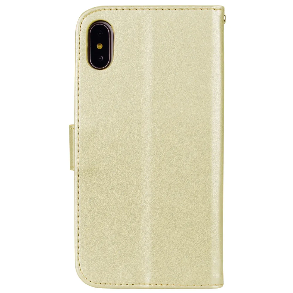 Роскошный кожаный кошелек чехол для iPhone X 8 7 6 6 S Plus 5 5S SE Мандала цветочные чехлы слот для карт карман стенд чехол