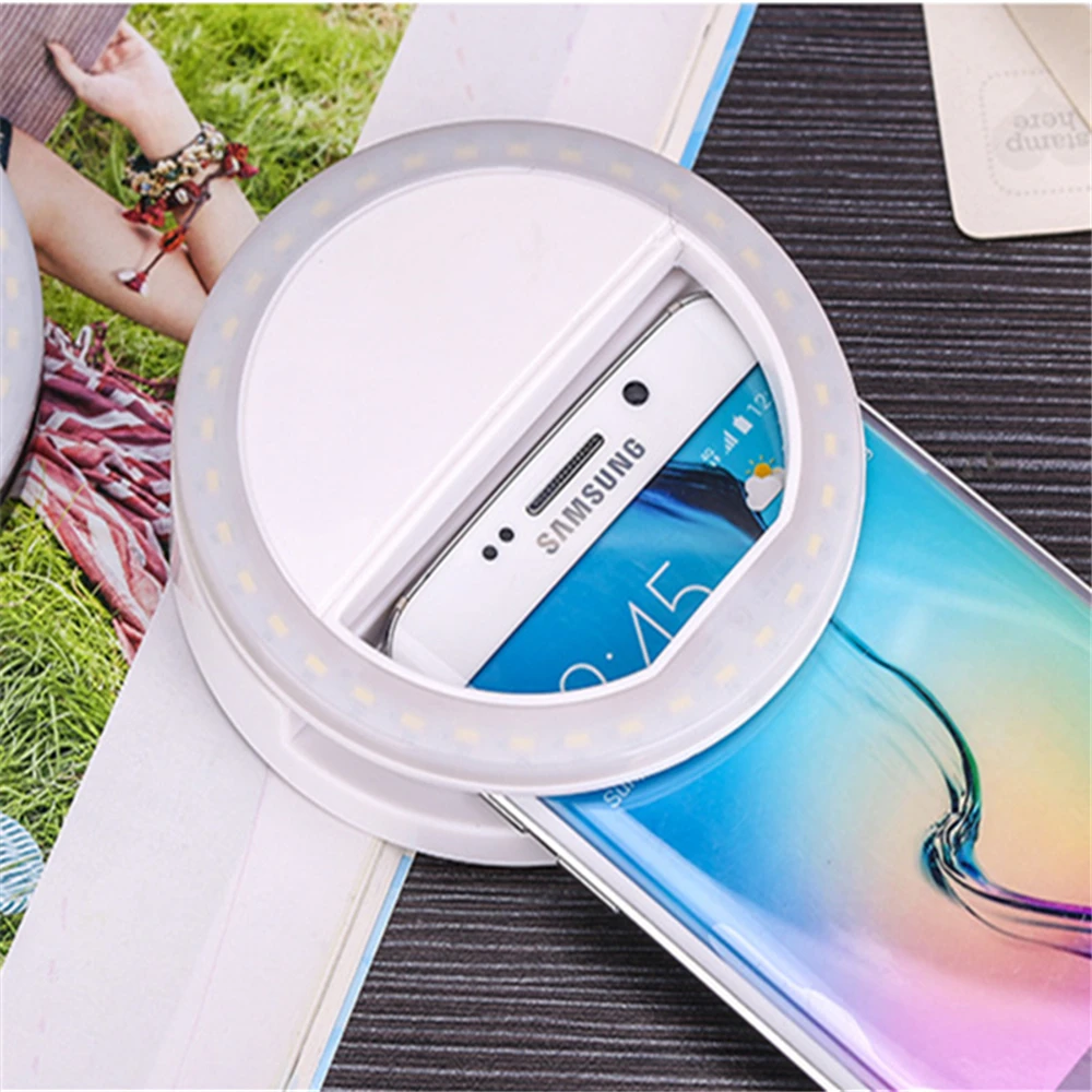 Телефон Свет Clip-on Flash делать селфи кольцо светодио дный LED универсальный