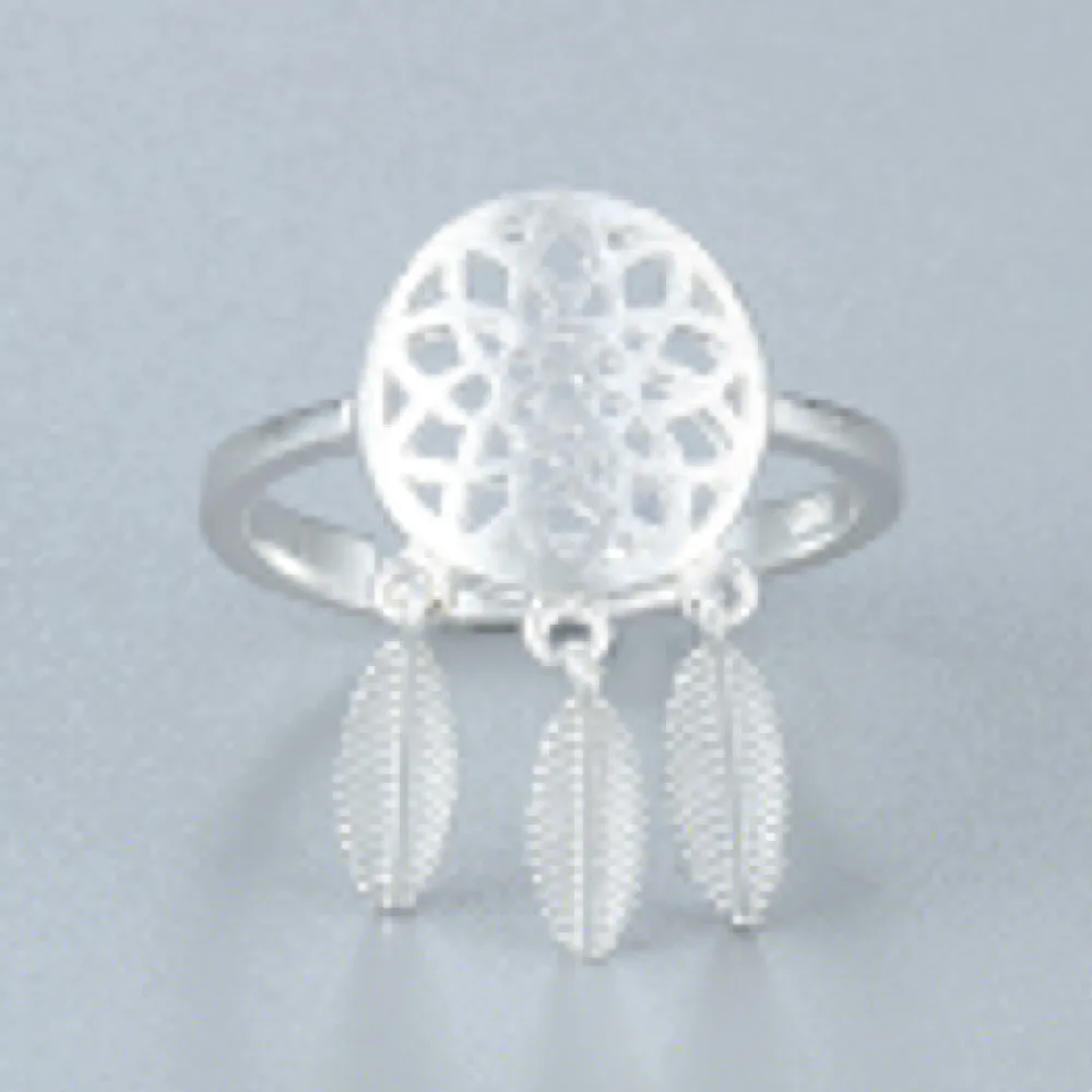 Chandler Dream catcher Bohemia Ring Leaf Drop Cute Smart Fashion Jewelry For Ladies Womens Homme feminine Bague | Украшения и
