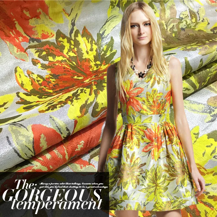 Модная жаккардовая ткань четкое пальто сделай сам для платья оптовая продажа