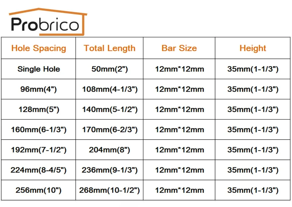 Probrico Оптовые ручки для шкафа из нержавеющей стали кухонного мебели золотого