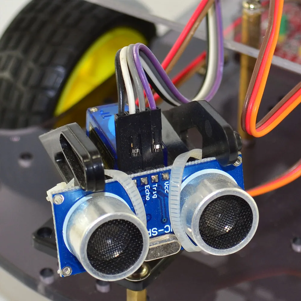 Набор шасси Ultrasone obstakel vermijden Speed Encoder Batterij Box Tracking Obstakel intelligente|Программируемые