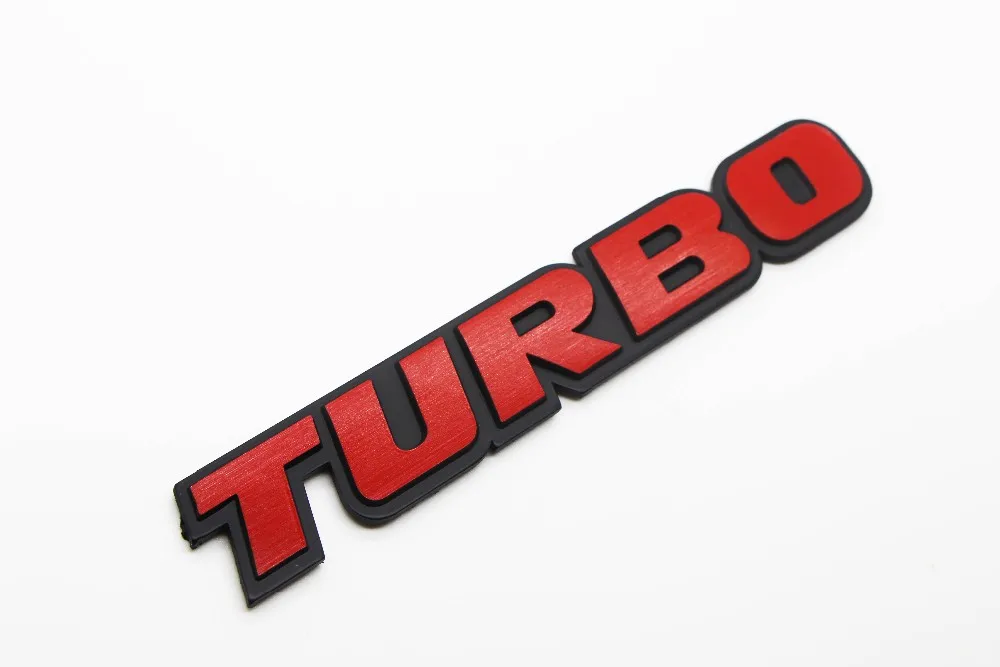 Стайлинг автомобиля алюминиевая эмблема TURBO логотип задняя флейта наклейка для