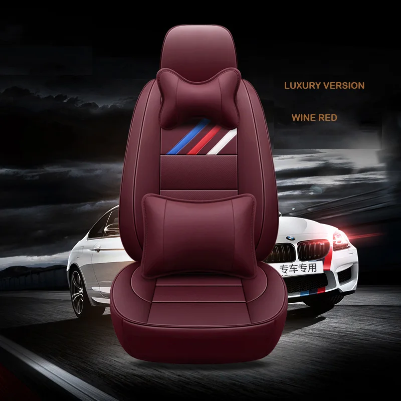 WINE RED LUX Заказ автомобиля сиденья для peugeot 206 CC 307 CC 308 SW 407 3008 607 4008 307SW Chrysler 300C PT Cruiser автомобильные Аксессуары Укладка - Название цвета: WINE RED LUX