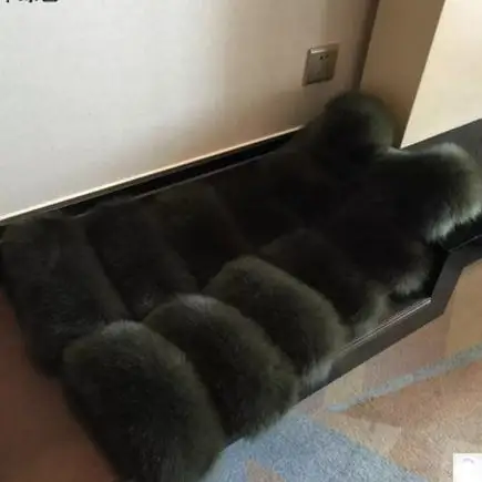 Меховой жилет весна зима осень женские пальто из искусственного меха на талии