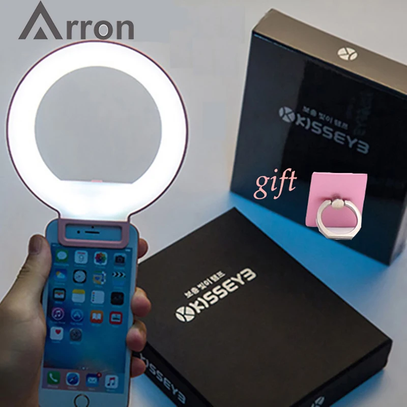 Горячая селфи портативная Вспышка светодиодная камера телефон фотография