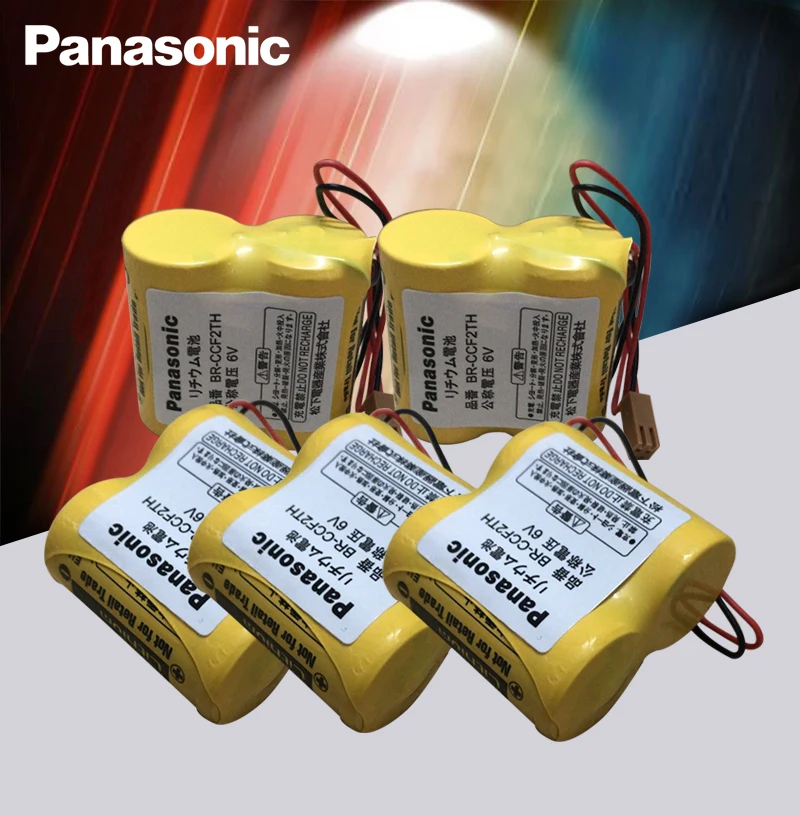 Panasonic оригинальный 10 шт./лот BR CCF2TH батарея с w/Американская классификация проводов