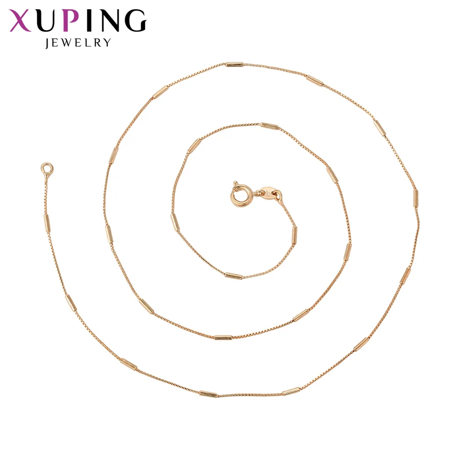 Новое поступление ювелирные изделия Xuping золотистое Плиссированное ожерелье для