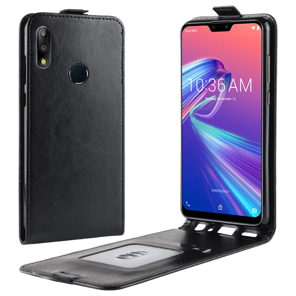 Phone Case For ASUS Zenfone Max Pro M2 ZB631KL Flip PU Leather Back Cover Wallet Coque Funda | Мобильные телефоны и