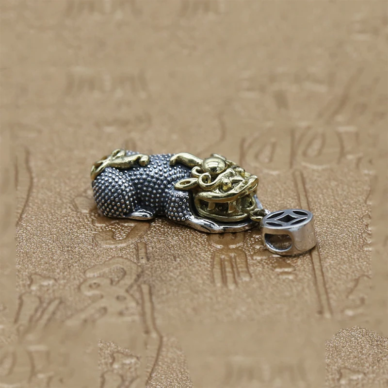 Этнический кулон из 100% настоящего серебра 925 пробы ювелирные изделия для мужчин и