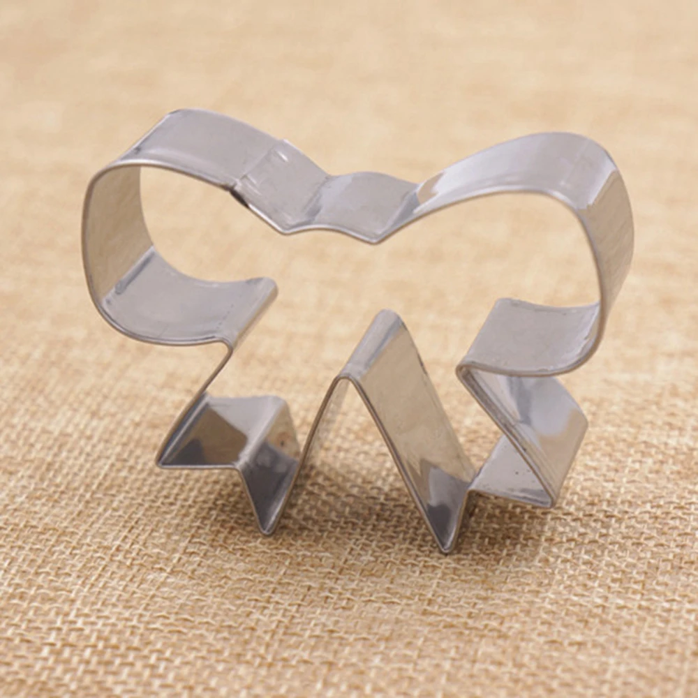 Металлическая форма для печенья выпечки в форме банта помадки сделай сам