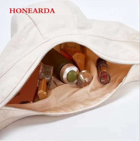 Модная Холщовая Сумка через плечо с Завязанными пельменями сумка мессенджер