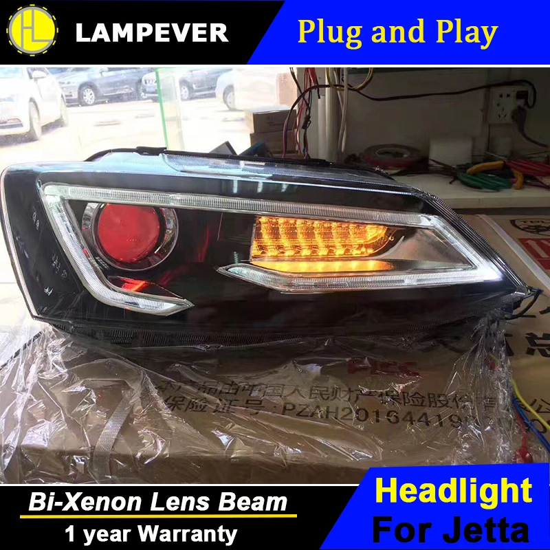 Lampever налобный фонарь для VW JETTA MK6 2012 2017 светодиодные фары головного света бар Audi
