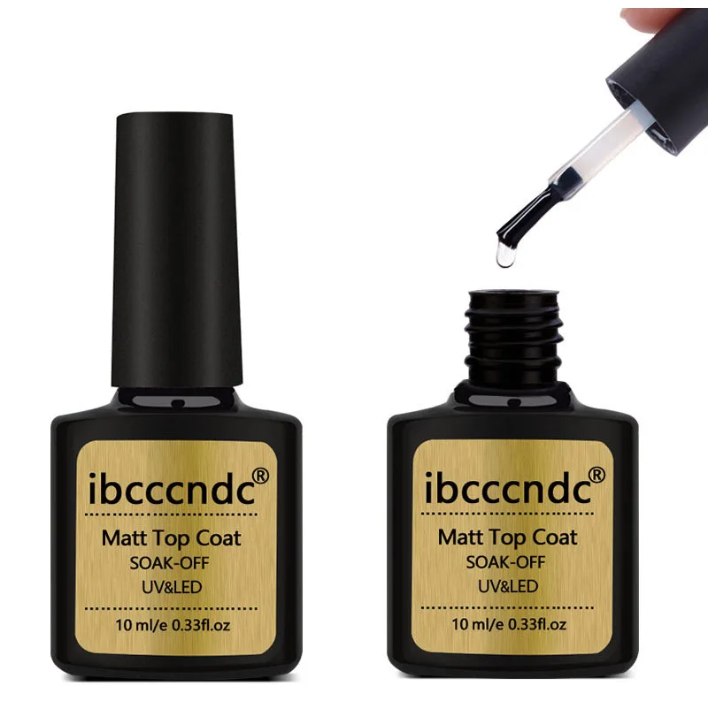 Matt Top Coat Ibcccndc поли гель набор 30 мл французский гель лак для ногтей Гель-лак замачиваемый наконечники кисть инструмент для дизайна ногтей ручка скульптурный УФ-гель полигель ногти - Цвет: Matt Top Coat