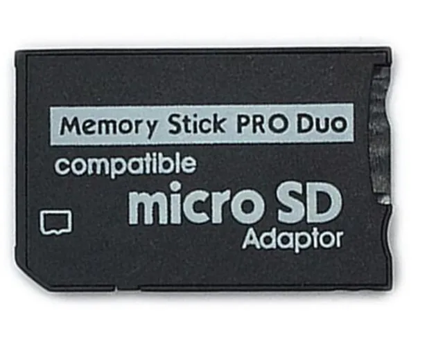 50 шт./лот картридер с одним и двойным слотом Новый Micro SD SDHC TF для MS Memory Stick Pro Duo Reader PSP