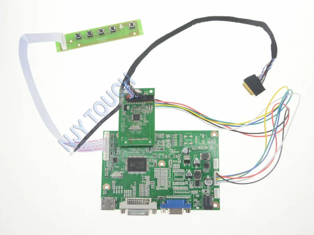 Плата контроллера VGA LCD для Φ 11 6 дюймов eDP 30 контактов 2 полосы движения WLED