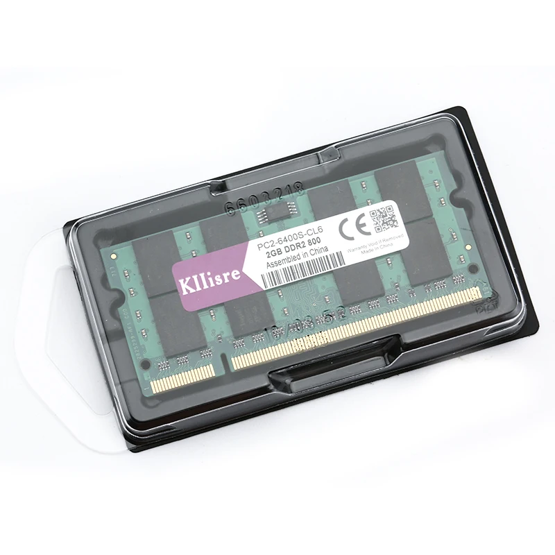Kllisre 2 Гб DDR2 PC2-6400 800 МГц 200pin ноутбук память SO-DIMM ноутбук оперативная память