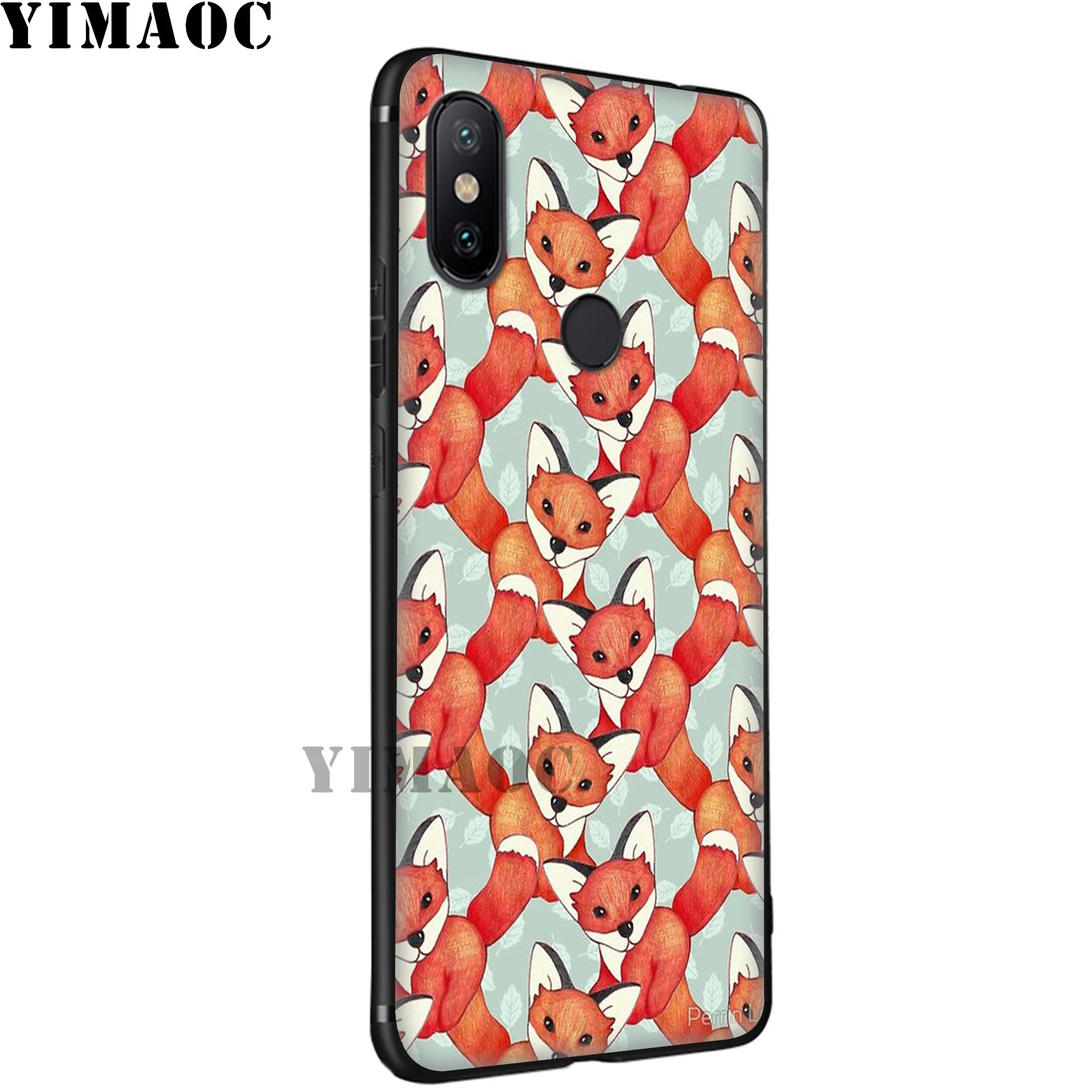 YIMAOC лиса милые животные мягкий чехол для Xiaomi mi 9T 9 8 Se 6 MAX 3 A1 A2 Lite CC9E CC9 6X 5X POCOPHONE F1 |