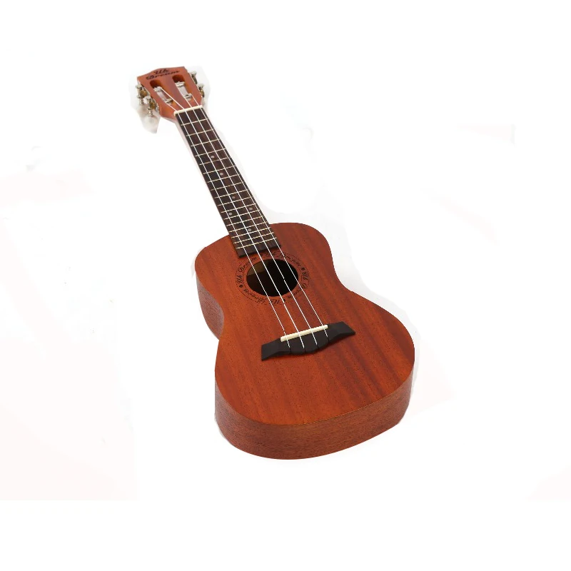 23 дюймовая 4-струнная мини-Акустическая гитара из красного дерева 18 ладов укулеле