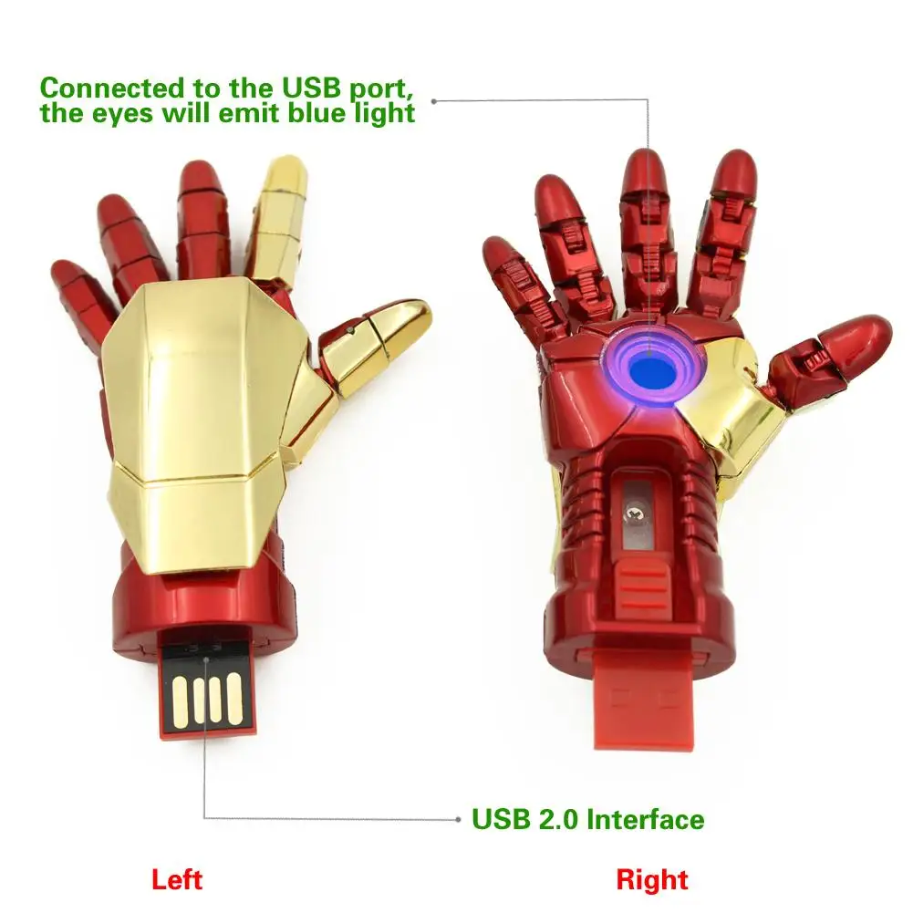 Usb флеш-накопитель 32 Гб 64 Гб Капитан Америка Железный 16 ГБ 8 ГБ человек Халк Тор U Диск флеш-накопитель USB 2,0 карта памяти