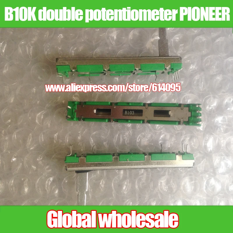 Двойной потенциометр B10K для PIONEER/DJM-400 500 600 800 микшера 5 шт. | Электронные компоненты
