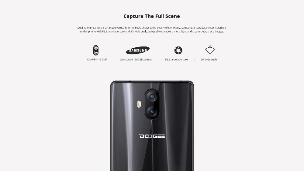 DOOGEE MIX Lite 4G LTE мобильный телефон Android 7 0 MTK6737 2 ГБ + 16 Гб четырехъядерный 13MP 5 &quotБезель