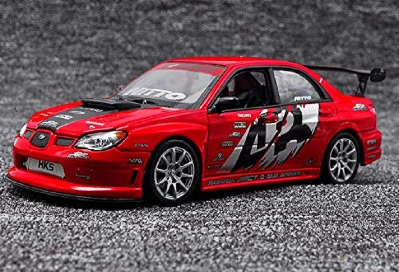 Модель литая гоночного автомобиля Welly 1:24 Subaru Impreza WRX STI версия APR новая в