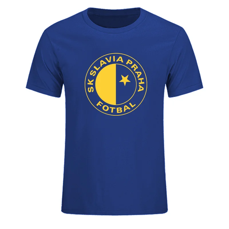 Bitch COOFFEE, новинка, SK Slavia Praha, футболка с чешским принтом в Праге, качественная хлопковая футболка для мужчин, большие размеры, XS-2XL - Цвет: 3