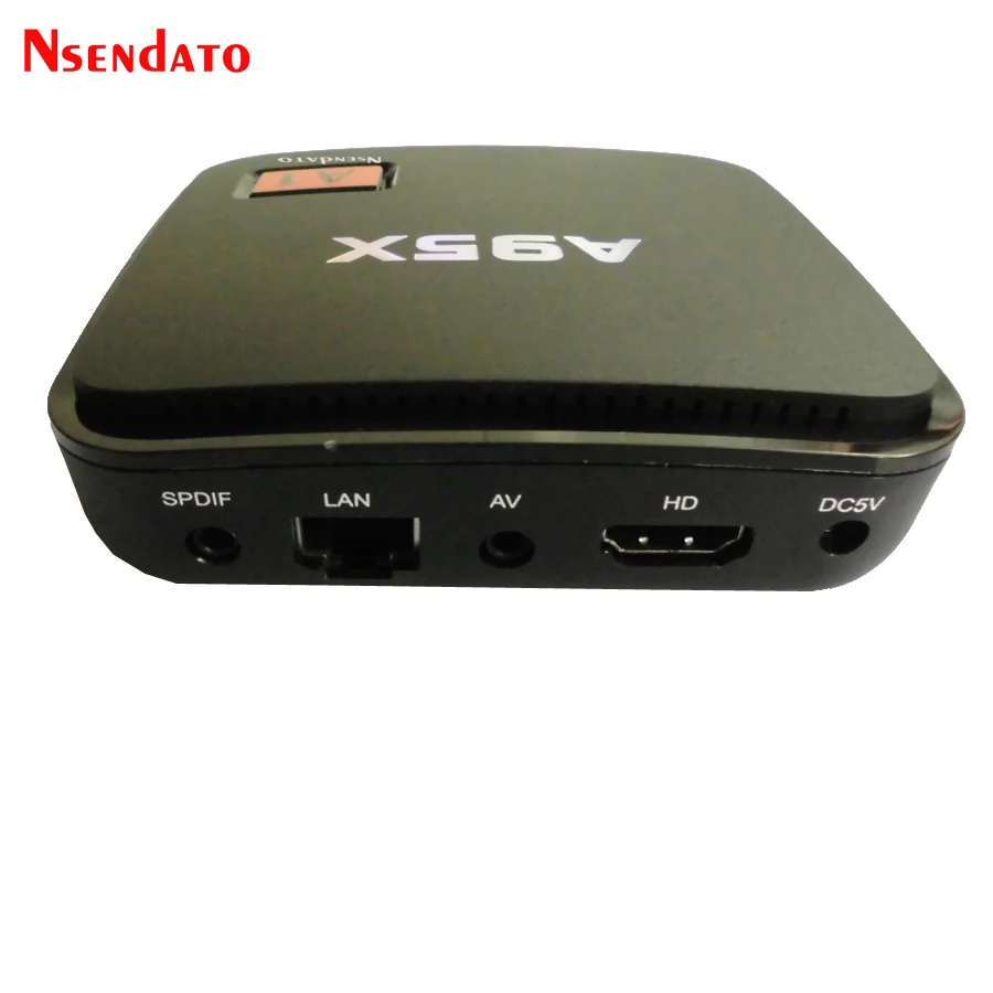ТВ приставка Nsendato A95X A1 на Android 6 0 с четырехъядерным процессором Amlogic S905X 1 ГБ 8 4K 3D Wi Fi