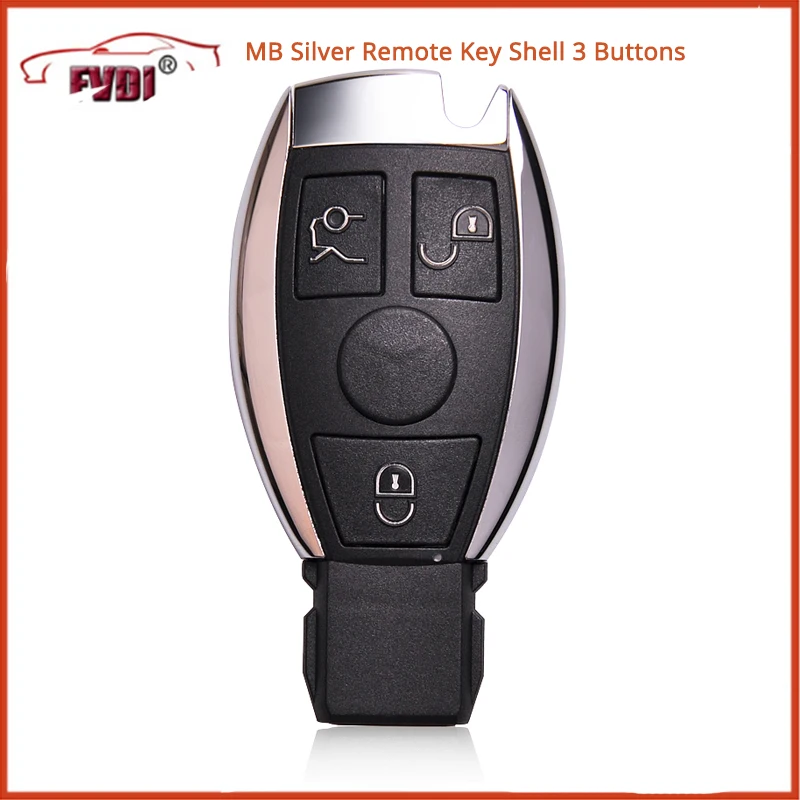 BGA Smart Key Shell сменный Футляр для ключей чехол MB Silver Remote 3 кнопки (открываются