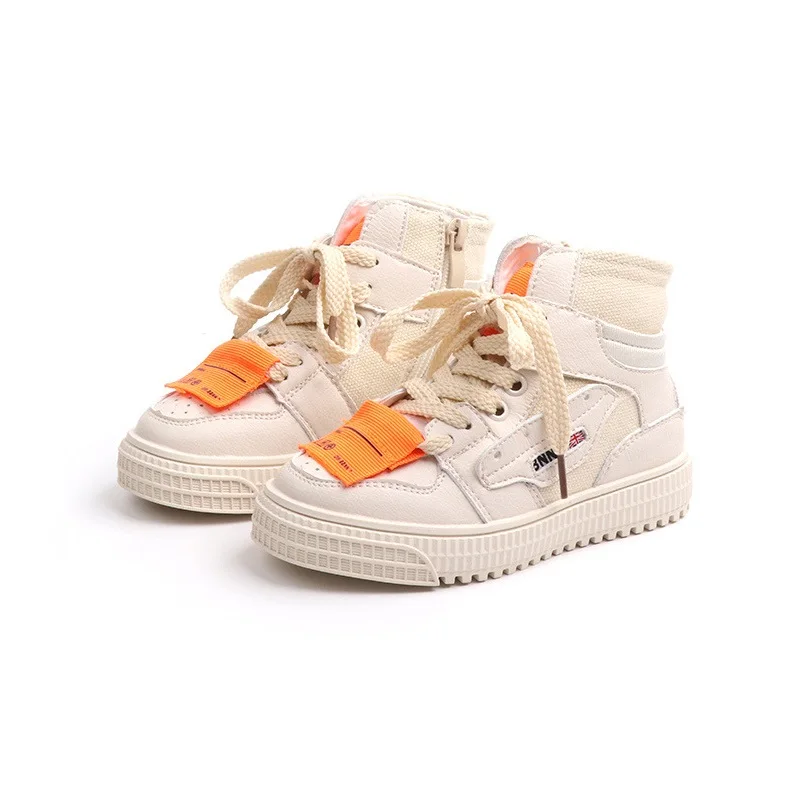 Children Casual Shoes New Patchwork Sneakers High Top for Boys and Girls Toddler Baby Flat 1 2 3 4 5 6 years | Детская одежда и