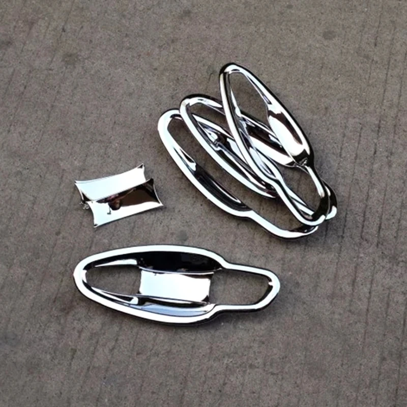 Bowl TOMEFON для PEUGEOT 308 ABS Хромированная дверная ручка чаши Крышка рамка стикер отделка внешние аксессуары для укладки - Цвет: Bowl