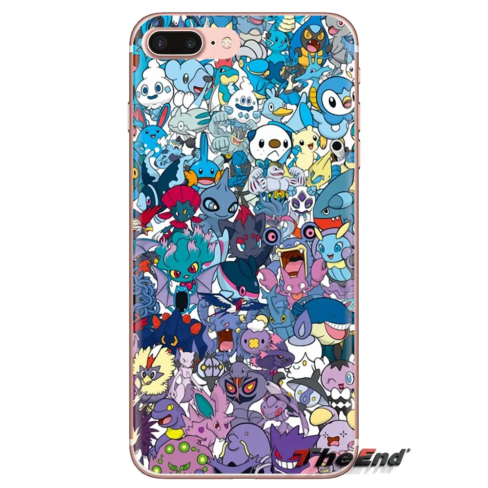Cute kawaii ghibli doodle Transparent TPU Shell Covers For Samsung Galaxy J1 J2 J3 J4 J5 J6 J7 J8 Plus 2018 Prime 2015 2016 2017 |