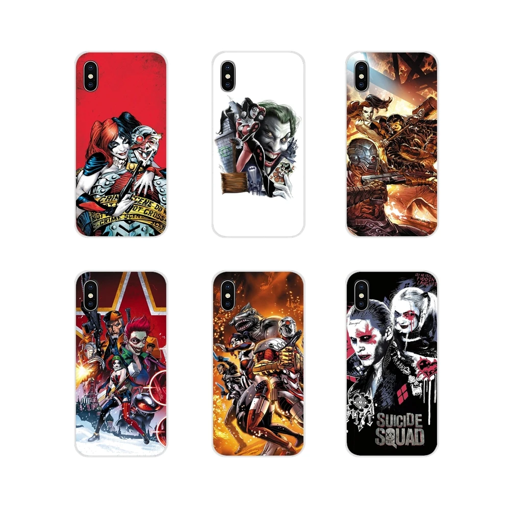 Заказной чехол для телефона отряд самоубийц Джокер Харли комикс Xiaomi Redmi Note 6A MI8 Pro