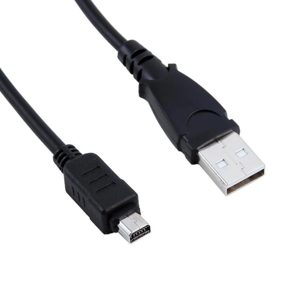 12 Pin зарядка через usb кабель Зарядное устройство Шнур для цифровой камеры Olympus SZ10
