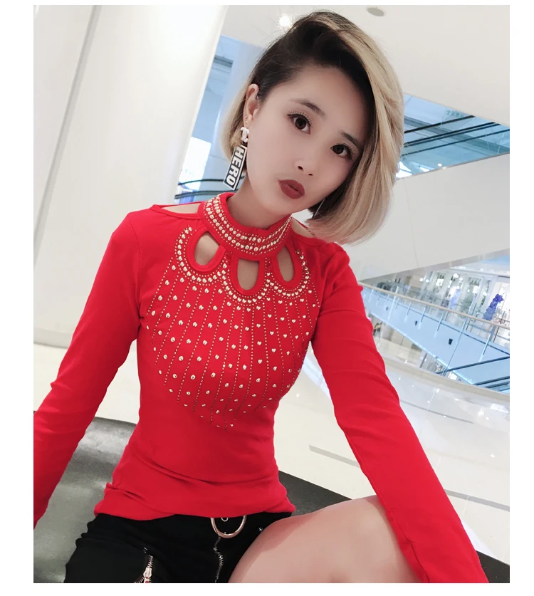 Алмазная Футболка женская Ropa женские футболки Feminina Camisetas Топы Футболка Roupas Femininas заклепки панк-рок Женская одежда футболки