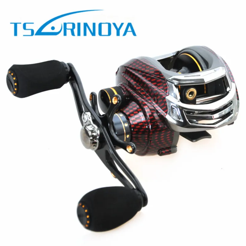 TSURINOYA Baitcasting катушка TS1200 14bb 6.3: 1 Наживка литья Рыбалка катушки 13ball Подшипники +