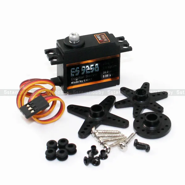 EMAX ES9258 металлический цифровой подшипник фотосессия для вертолета RC 450 500|metal rc|servo