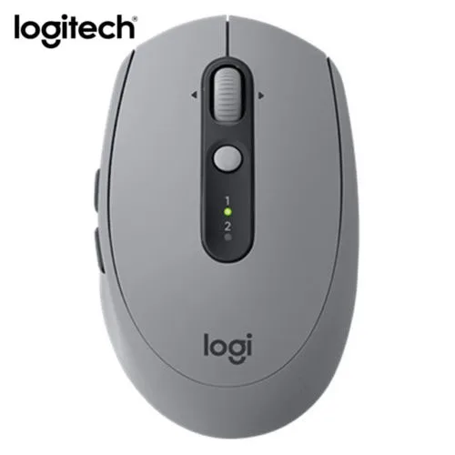 Logitech Gray M590 Бесшумная беспроводная Bluetooth мышь двойной режим нано приемник без