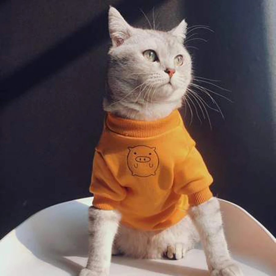 Одежда для кошек костюм Мода 100% хлопок котенок одежда Рождественская домашних