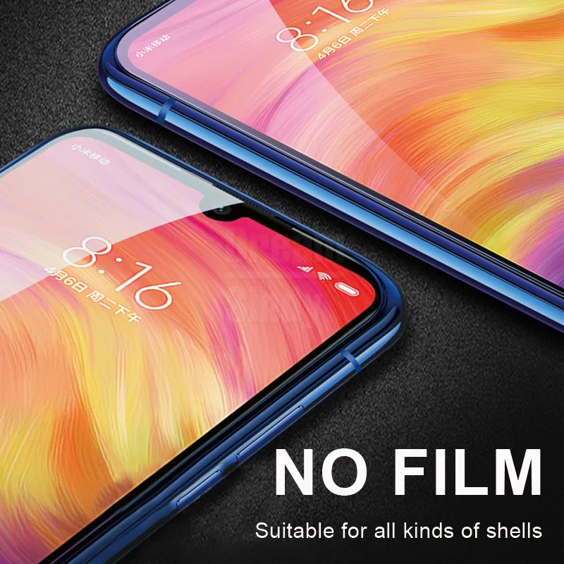 20D изогнутое Защитное стекло для Xiaomi Redmi 7 Note 7 Pro Защита экрана для Xiaomi Redmi 6A Note 6 Pro закаленное стекло