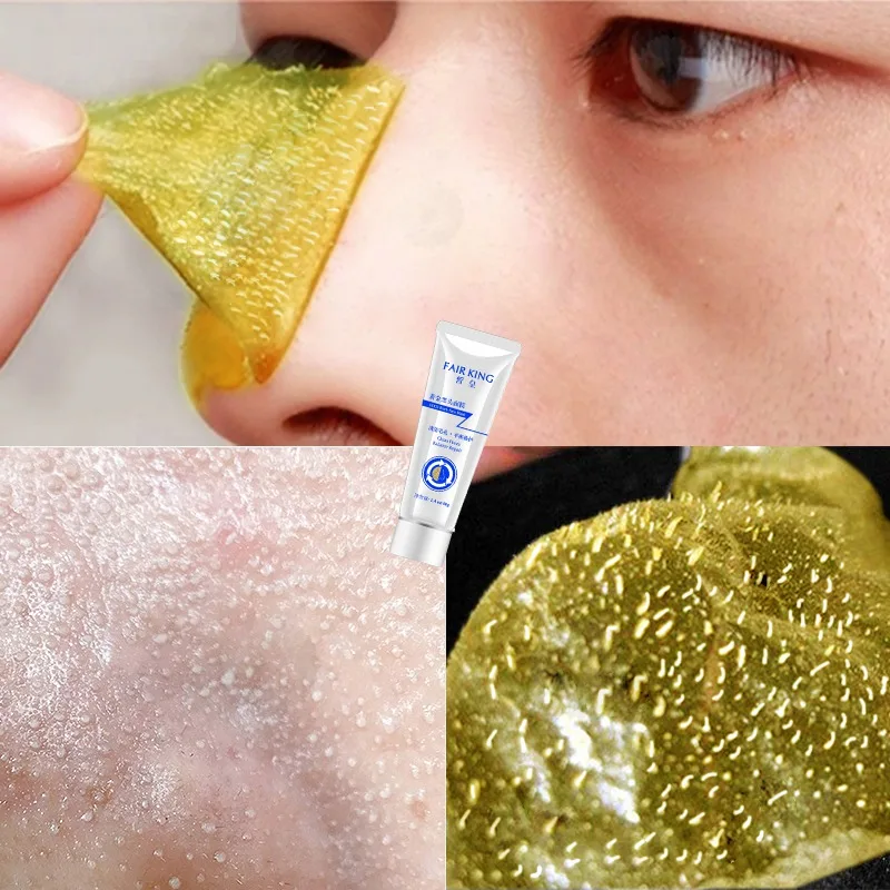 Грязь для глубокого очищения натуральная Золотая маска удаление черных точек