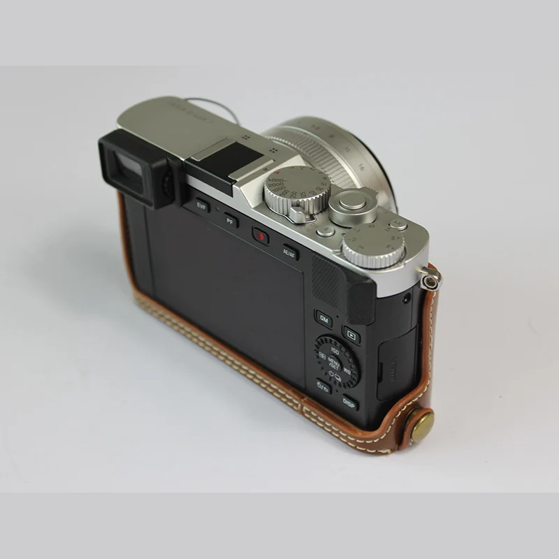 PU Leather case Half Body Set Camera Bag cover For Leica D-LUX 7 D-LUX7 LUX-7 D7 D-LUX TYP109 With Battery Opening