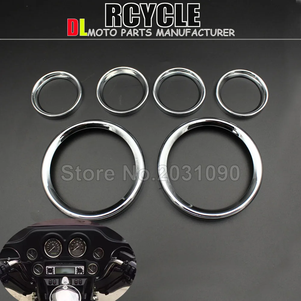 Запчасти для скутеров/6 шт. хромированные строительные рамки и звуковой обложка