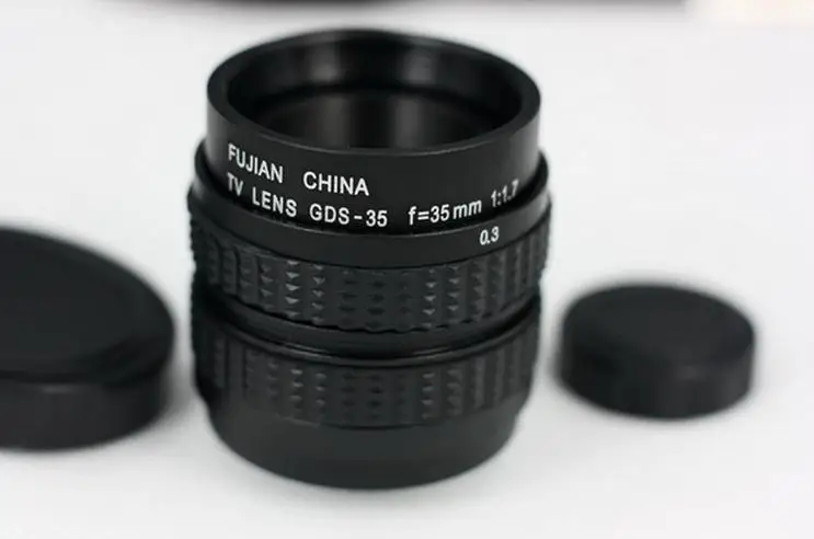 Fujian 35mm F1.7 CCTV TV Movie lens+C Mount For Sony Nex-5T N-3N N6 N7 N-5R A6000 | Электроника