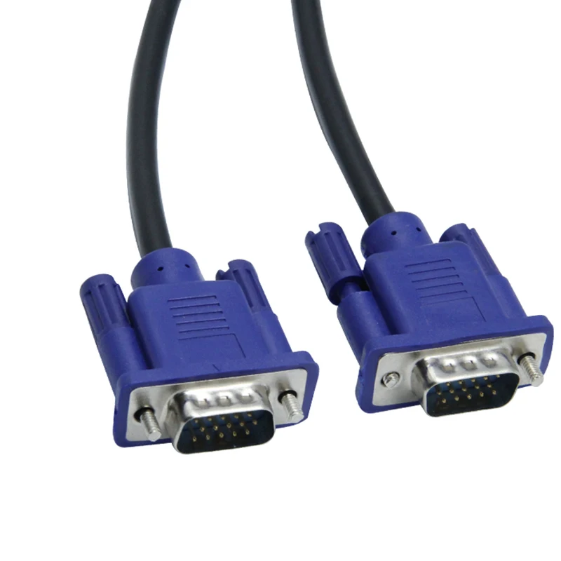 Никелированный VGA кабель HD 15 Pin папа-папа медная линия для ноутбука ПК |