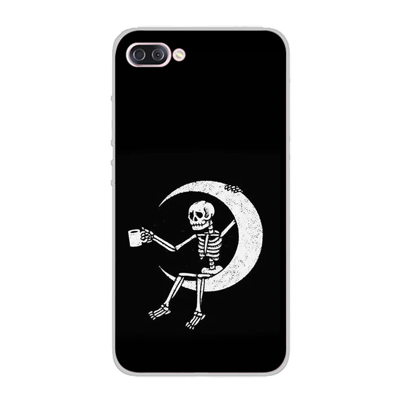 ciciber Phone Cases For ASUS Zenfone 4 Max Plus Pro Live 3 GO Case Back Cover ZC520KL ZB501KL ZC554KL ZB500KL Human Skeleton |