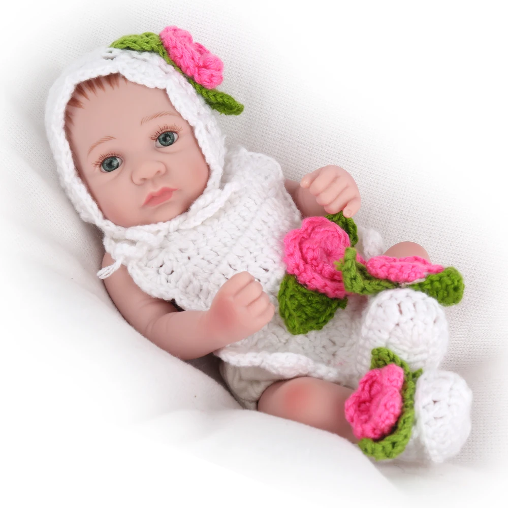 NPKDOLL куклы Младенцы Reborn 25 см полностью силиконовая кукла ручной работы