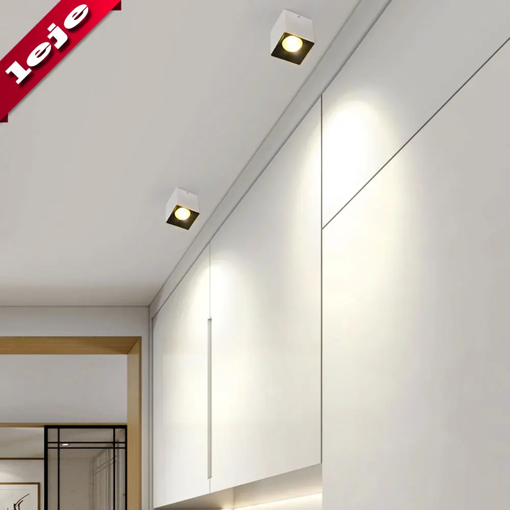 Ceiling lamps 10cm*10cm Square LED light 10W Dimmable No opening for Foyer lamp/Balcony/Corridor/Bedroom/hotel/bathroom | Лампы и