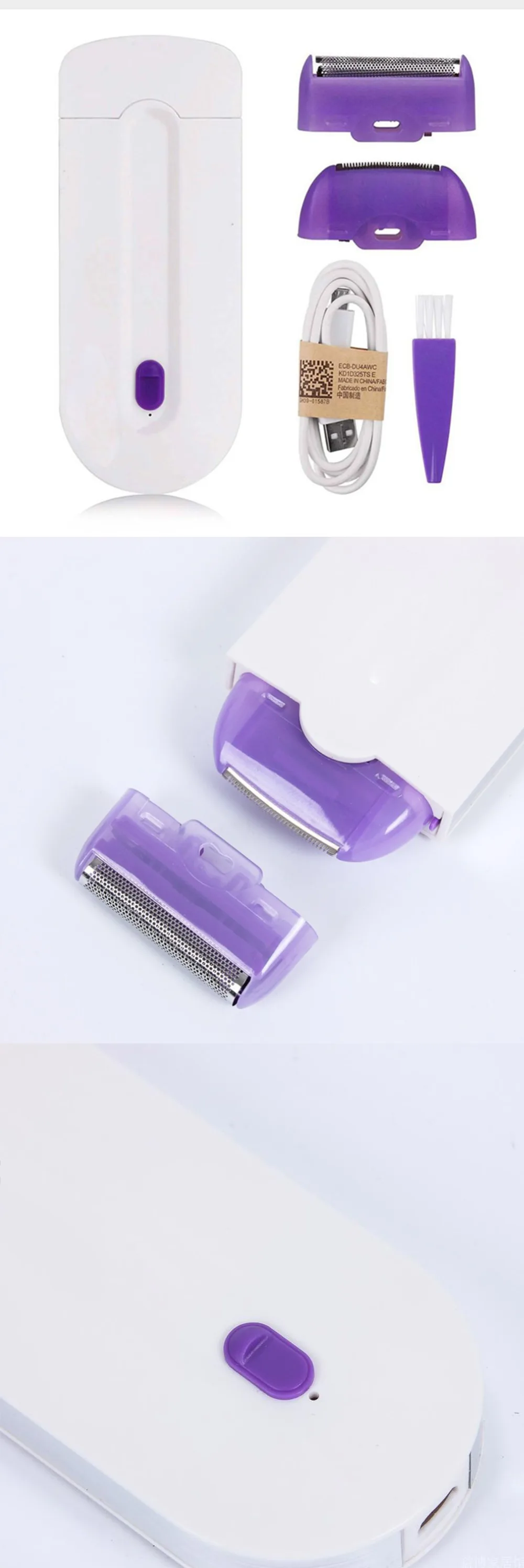 Креативный дизайн, usb зарядка, 3D станок для бритья, плавающая головка с двойным лезвием, триммер для бороды, бритва CW31